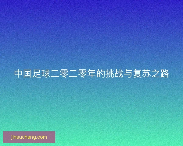 中国足球二零二零年的挑战与复苏之路